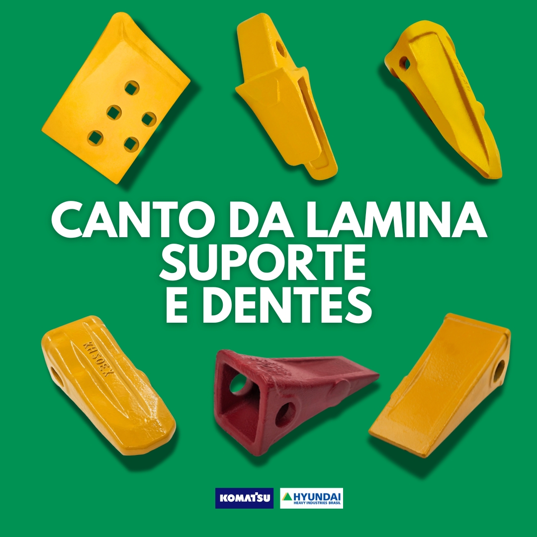 Canto da Lamina, suporte e dentes