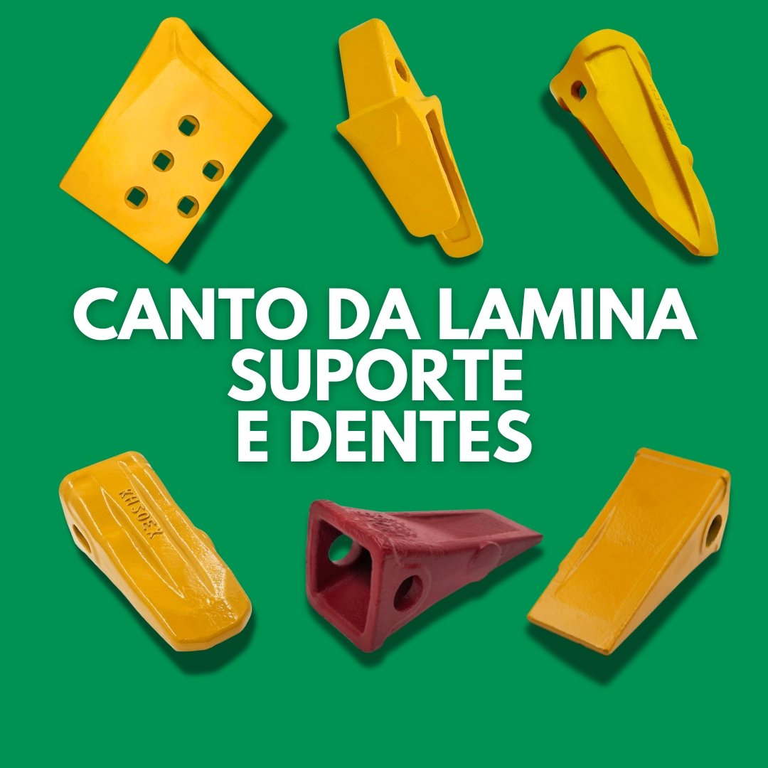 Canto da Lamina, suporte e dentes